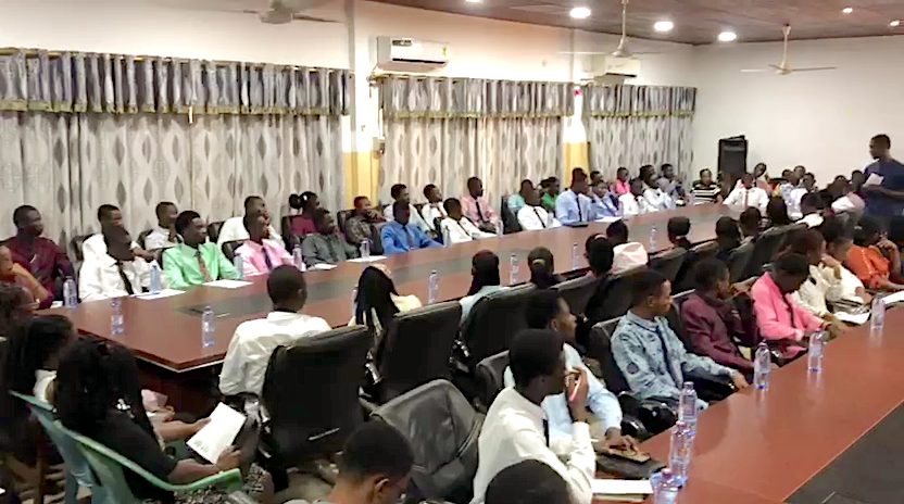 2026 sovs student at the fresher's programme at Sasakawa