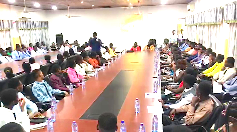 2026 sovs student at the fresher's programme at Sasakawa